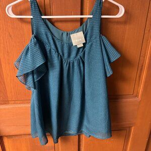 Maeve Women's Green Top Size 8 in Great Shape!